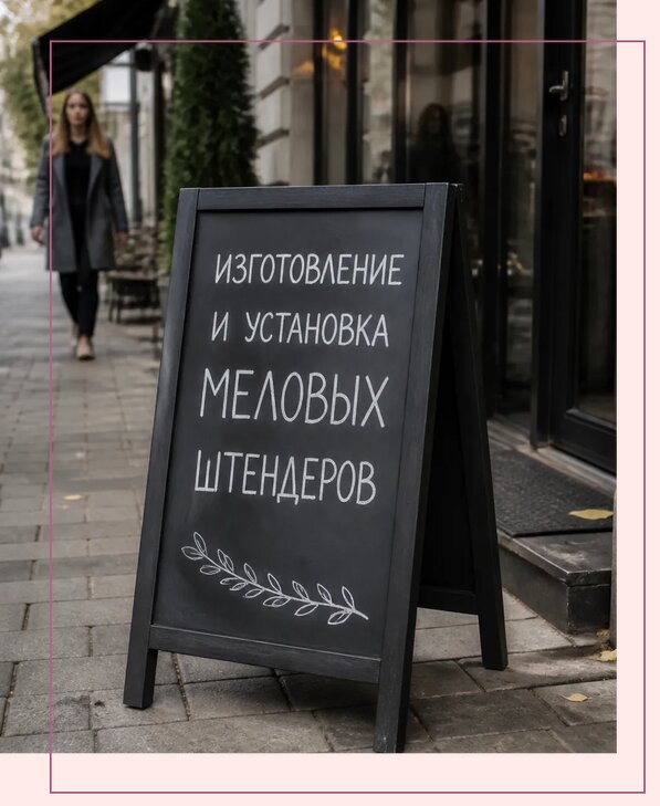 Меловые штендеры в Тобольске по цене от 6609 р. | Аванза-Тбл